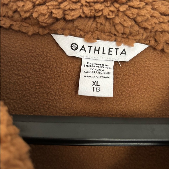 Athleta Tan Sherpa Jacket - Picture 4 of 7